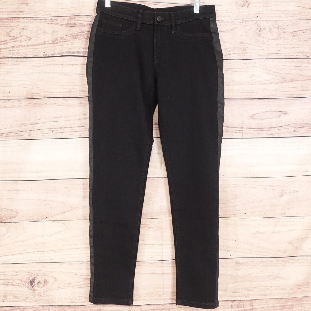 New! Banana Republic Jegging Jeans‎ Womens 29/8 Black Dark Wash Stretch 30x28.5